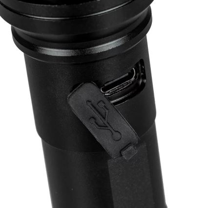 LED Latarka akumulatorowa LED/10W/5V IPX4 800 błyszcząca 1200 mAh