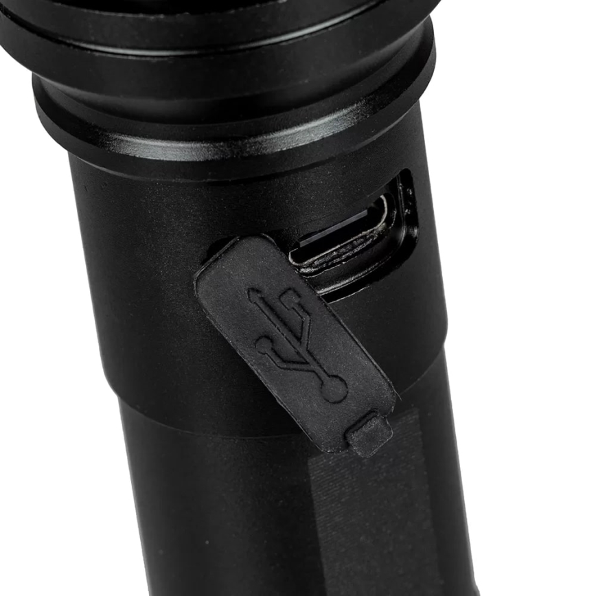 LED Latarka akumulatorowa LED/10W/5V IPX4 800 błyszcząca 1200 mAh