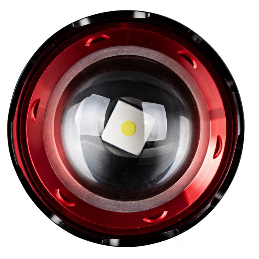 LED Ściemnialna latarka akumulatorowa z funkcją powerbanku LED/30W/5V IPX5 1060 błyszcząca 5000 mAh