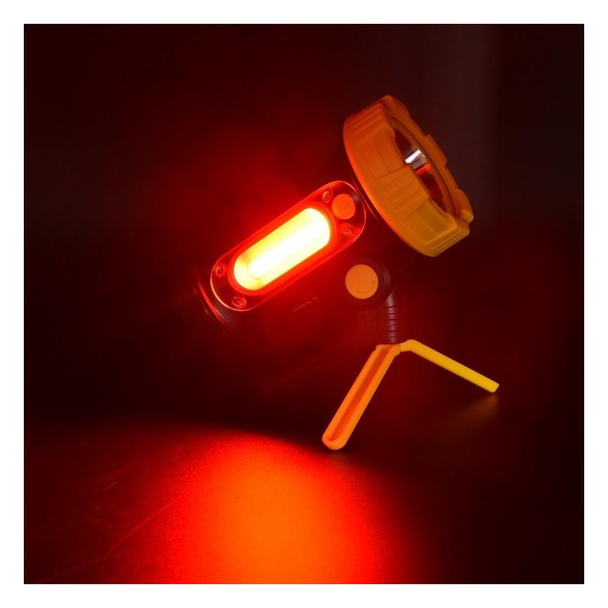 LED Latarka akumulatorowa LED/5W/4000mAh + LED/3W