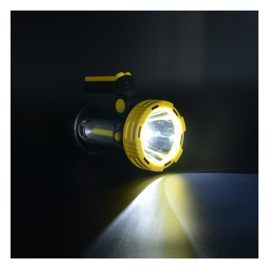 LED Latarka akumulatorowa LED/5W/4000mAh + LED/3W