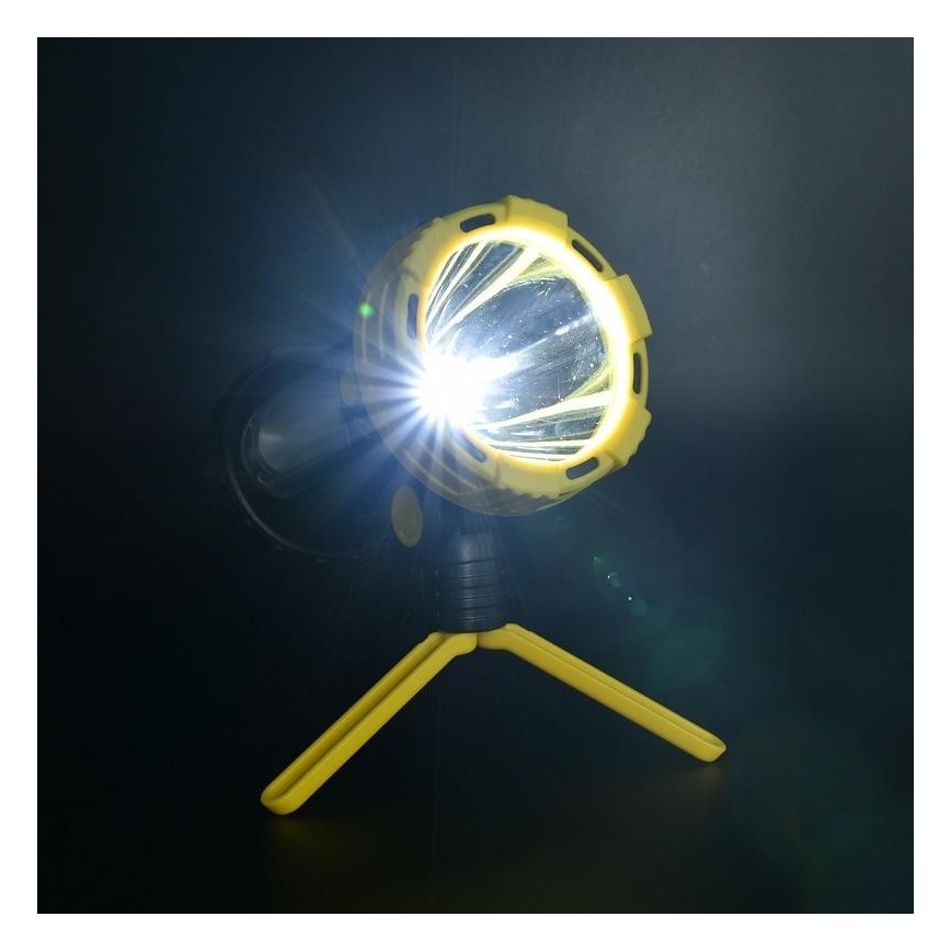 LED Latarka akumulatorowa LED/5W/4000mAh + LED/3W