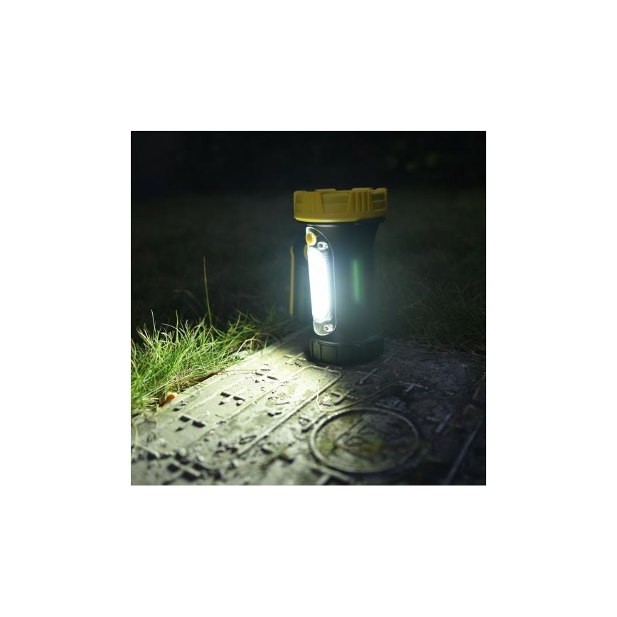 LED Latarka akumulatorowa LED/5W/4000mAh + LED/3W