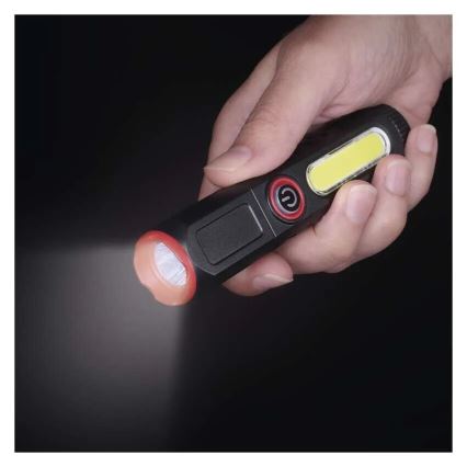 LED Latarka akumulatorowa LED/USB/3,7V 120 lm 400 mAh