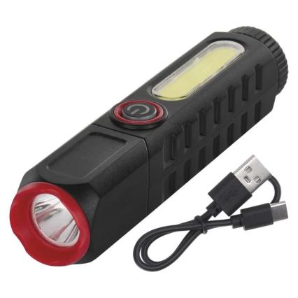 LED Latarka akumulatorowa LED/USB/3,7V 120 lm 400 mAh