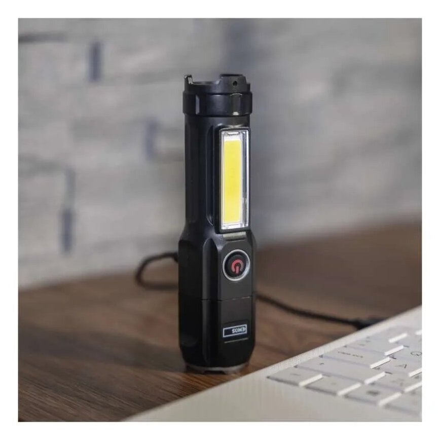 LED Latarka akumulatorowa LED/USB/3,7V IP44 150 lm 1200mAh