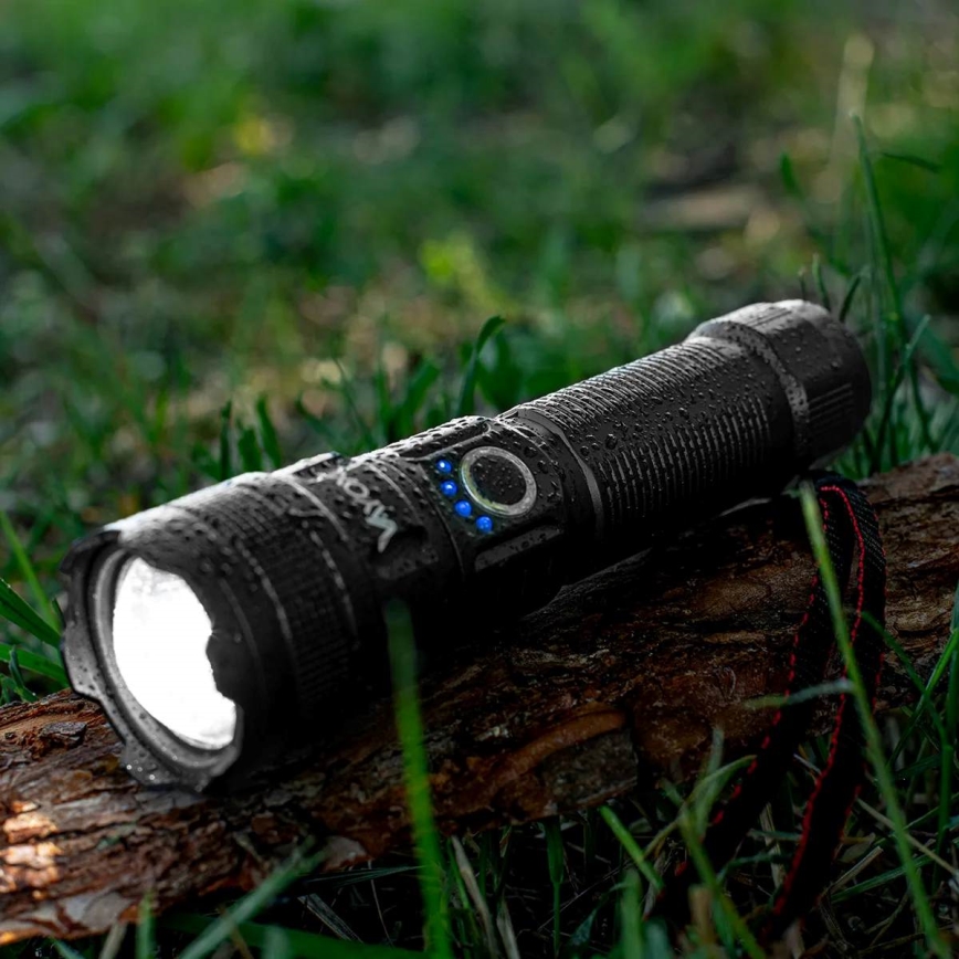 LED Ściemnialna latarka akumulatorowa z powerbankiem funkcja LED/10W/5V IPX4 600 błyszcz. 2000 mAh