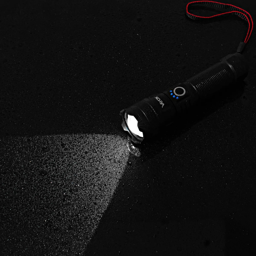 LED Ściemnialna latarka akumulatorowa z powerbankiem funkcja LED/10W/5V IPX4 600 błyszcz. 2000 mAh