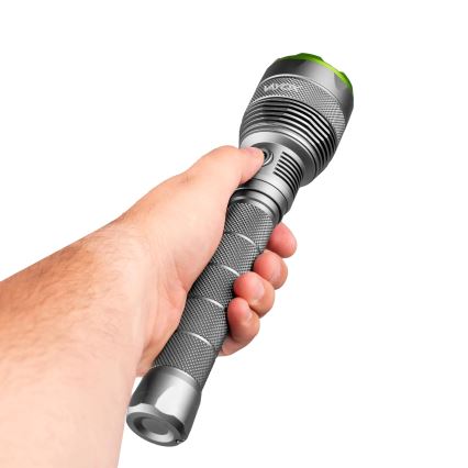 LED Ściemnialna akumulatorowa latarka z funkcją power banku LED/5V IPX7 10000 błyszcz. 2600 mAh