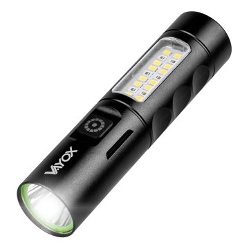 LED Latarka ładowalna z regulacją jasności z czerwonym światłem LED/5W/5V IPX4 250 lm 2000 mAh