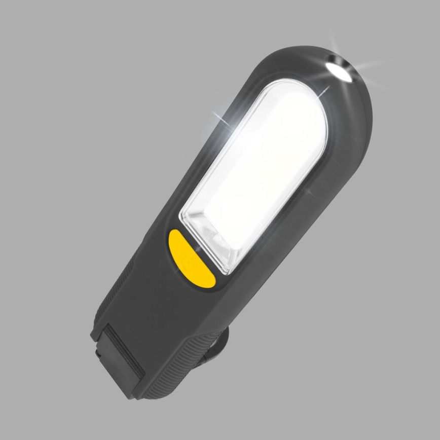 LED Latarka magnetyczna LED/3W/3xAAA