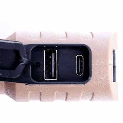 LED Ładowalna latarka robocza z funkcją powerbanku LED/4W/5V IPX4 600 lm 2000 mAh