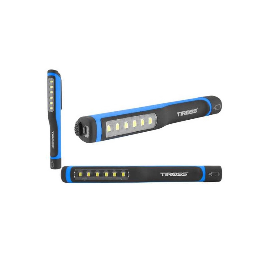 LED Latarka TIROSS 6x+1x LED/1,5V/3xAAA
