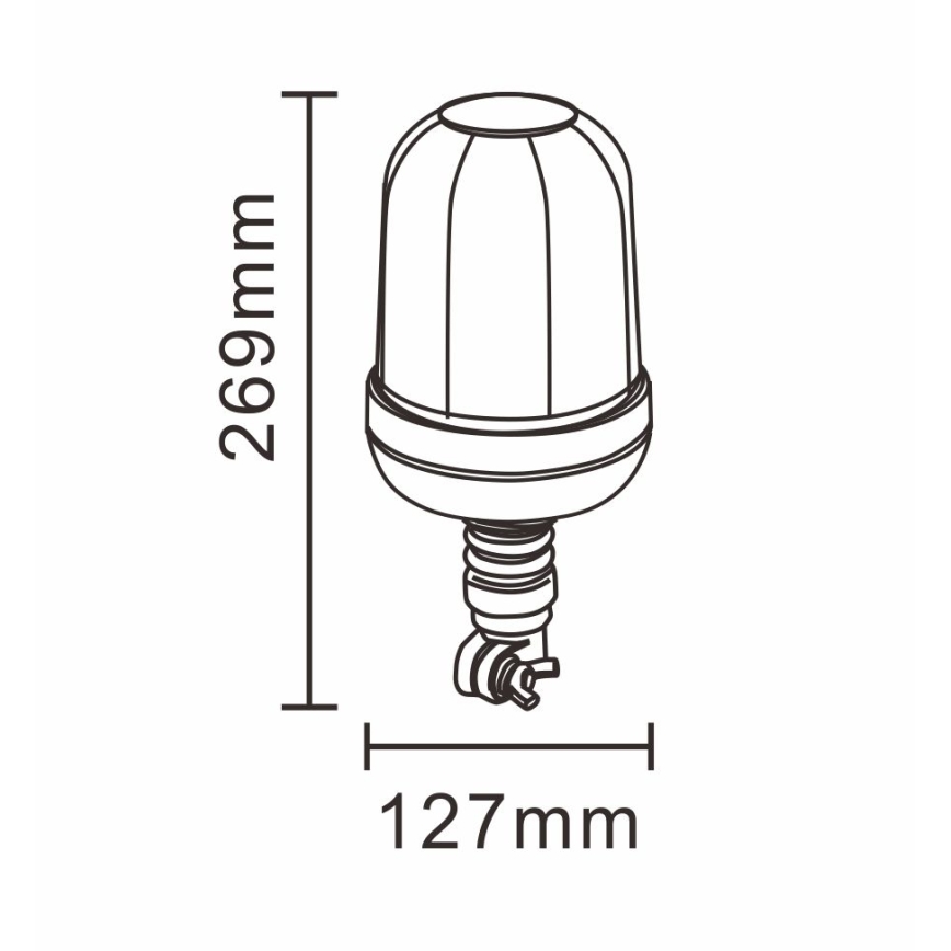 LED Latarnia ostrzegawcza LED/12-24V IP66