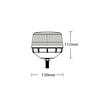 LED Latarnia ostrzegawcza LED/12-24V IP67