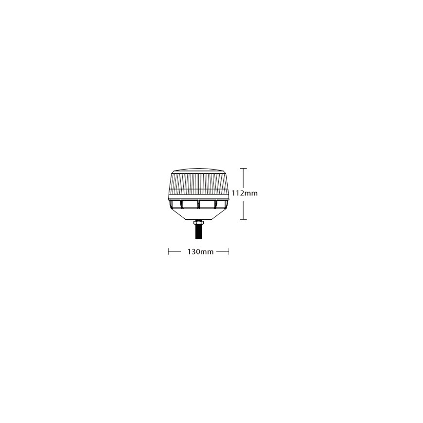 LED Latarnia ostrzegawcza LED/12-24V IP67