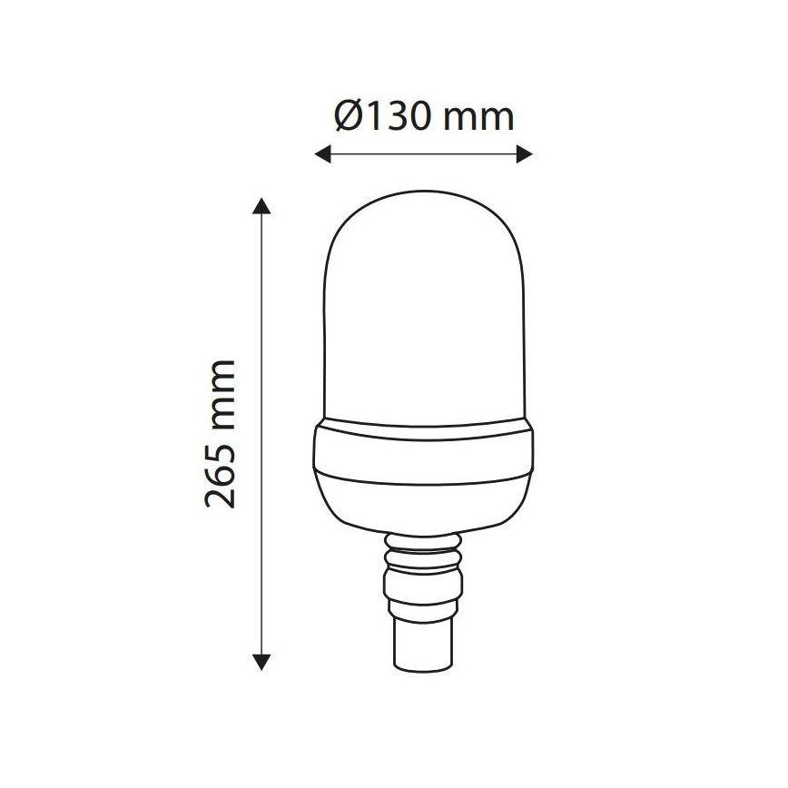 LED Latarnia ostrzegawcza LIGHT LED H1/12-24V
