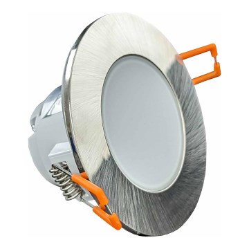 LED łazienkowa oprawa sufitowa wpuszczana BONO LED/8W/230V 3000K IP65 matowy chrom