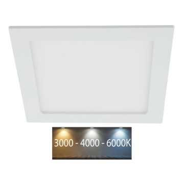 LED Łazienkowa oprawa wpuszczana LED/18W/230V 3000/4000/6000K IP44