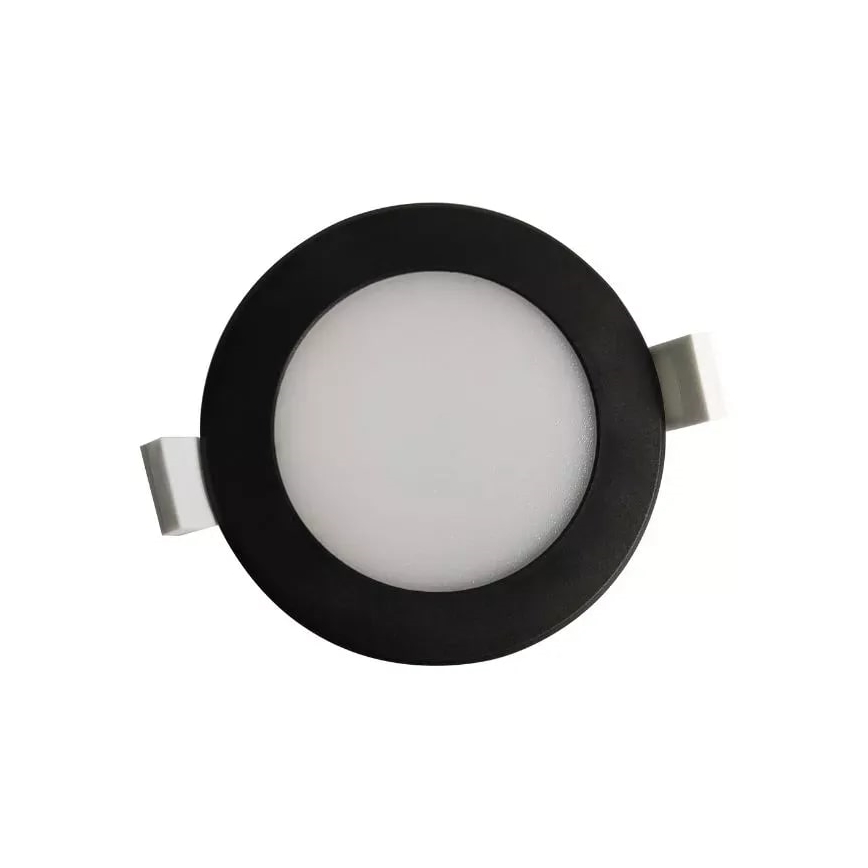 LED Łazienkowa oprawa wpuszczana LED/7W/230V 4000K czarna IP44