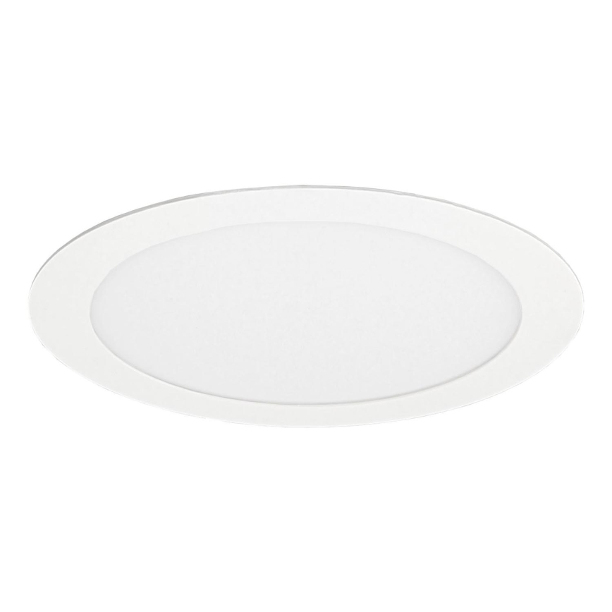 LED Łazienkowa oprawa wpuszczana VEGA LED/12W/230V 2800K śr. 16,8 cm IP44 śnieżna biel