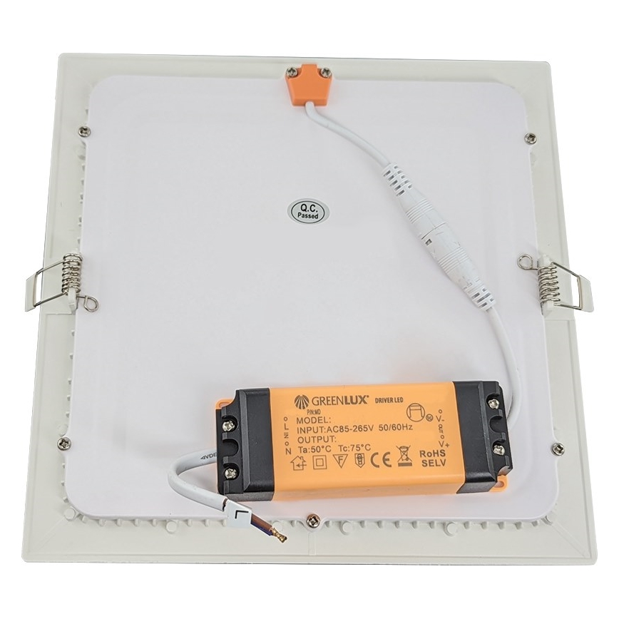 LED Łazienkowa oprawa wpuszczana VEGA LED/12W/230V 3800K 16,8 cm IP44