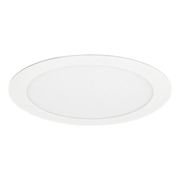 LED Łazienkowa oprawa wpuszczana VEGA LED/18W/230V 3800K śr. 22,5 cm IP44 śnieżna biel