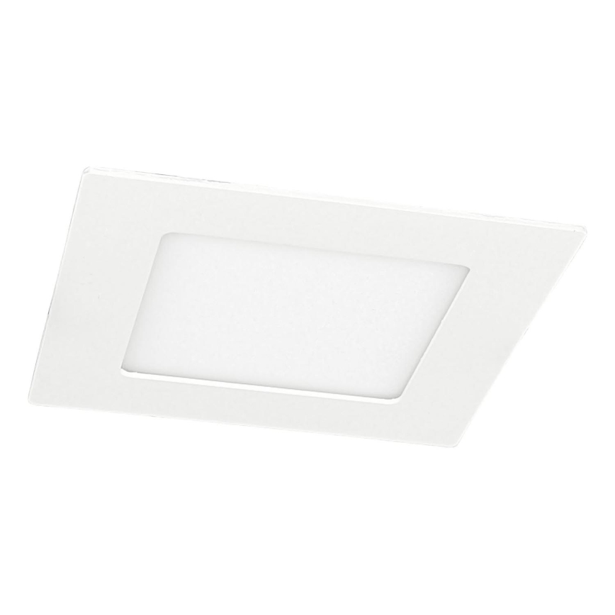 LED Łazienkowa oprawa wpuszczana VEGA LED/6W/230V 2800K 11,8 cm IP44 śnieżna biel