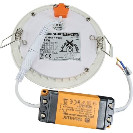 LED Łazienkowa oprawa wpuszczana VEGA LED/6W/230V 3800K śr. 11,8 cm IP44