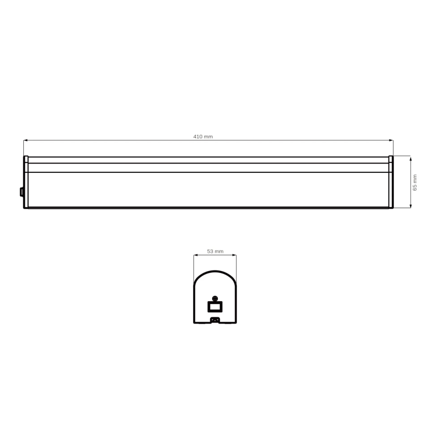 LED Łazienkowe oświetlenie lustra ALEX LED/8W/230V 4000K 41 cm IP44 chrom błyszczący