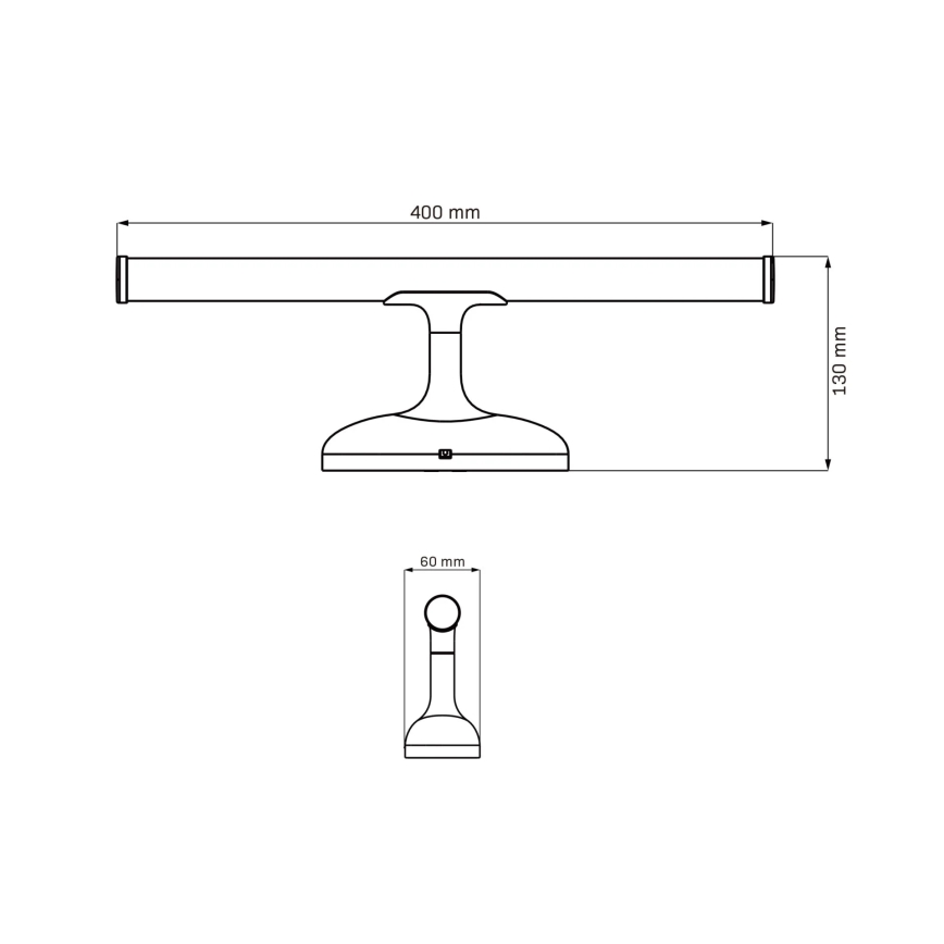 LED Łazienkowe oświetlenie lustra ARMONA LED/6W/230V 4000K 40 cm IP44 chrom błyszczący