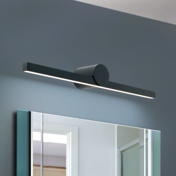 LED Łazienkowe oświetlenie lustra BEAUTY LED/12W/230V 61 cm IP54 czarny