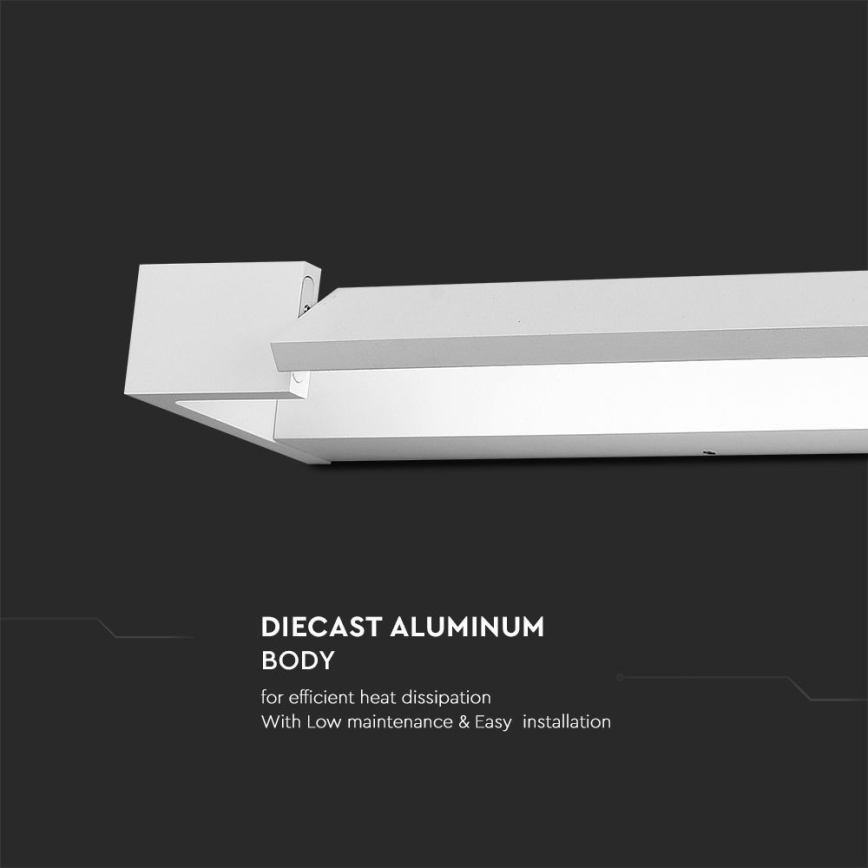 LED Łazienkowe oświetlenie lustra LED/16W/230V 3000K IP44 60 cm biały