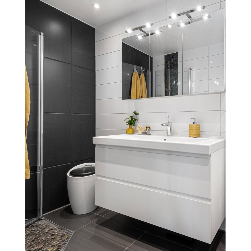 LED Łazienkowe oświetlenie lustra LED/5W/230V 4000K 30 cm IP44 chrom błyszczący