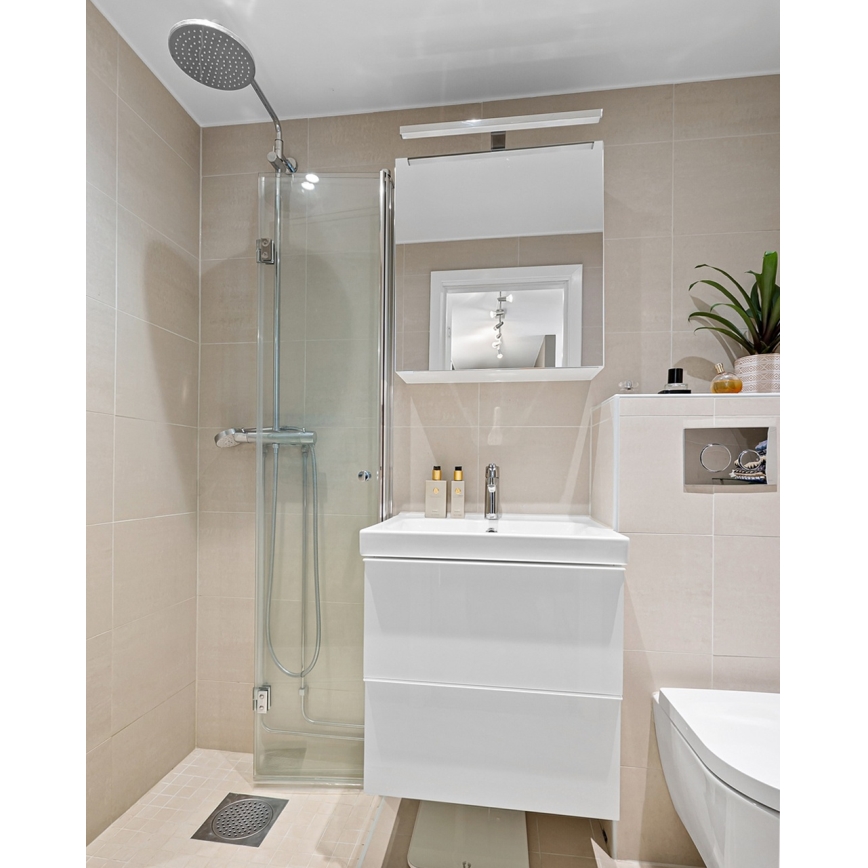 LED Łazienkowe oświetlenie lustra LED/8W/230V 4000K 50 cm IP44 chrom błyszczący