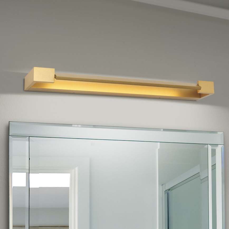 LED Łazienkowe oświetlenie lustra MARILYN LED/18W/230V 60 cm IP44 złoty