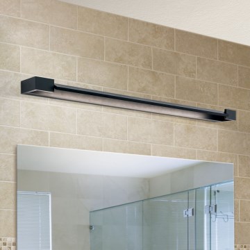 LED Łazienkowe oświetlenie lustra MARILYN LED/24W/230V 90 cm IP44 czarne