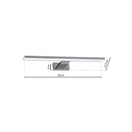 LED Łazienkowe oświetlenie lustra SHINE 1xLED/13,8W/230V IP44