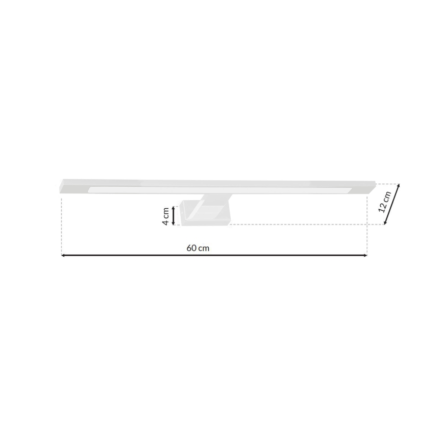 LED Łazienkowe oświetlenie lustra SHINE LED/12W/230V IP44