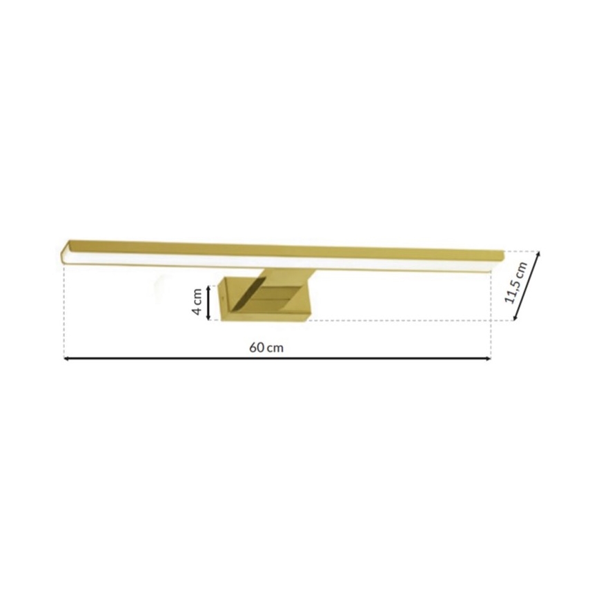 LED Łazienkowe oświetlenie lustra SHINE LED/13,8W/230V IP44
