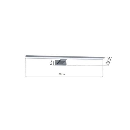 LED Łazienkowe oświetlenie lustra SHINE LED/15W/230V IP44