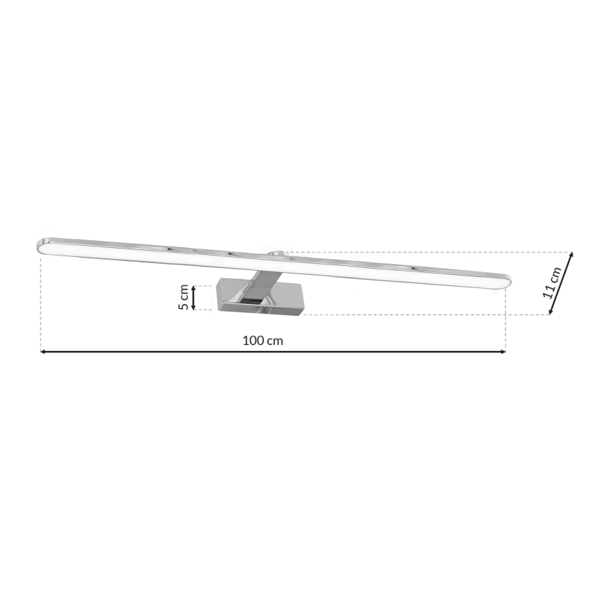 LED Łazienkowe oświetlenie sufitowe SPLASH 1xLED/21W/230V