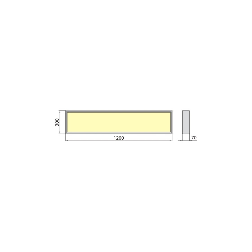 LED panel OREGA LED/40W/230V