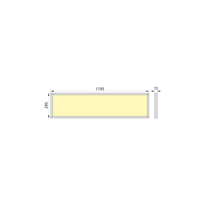 LED panel OREGA N LINX LED/50W IP44