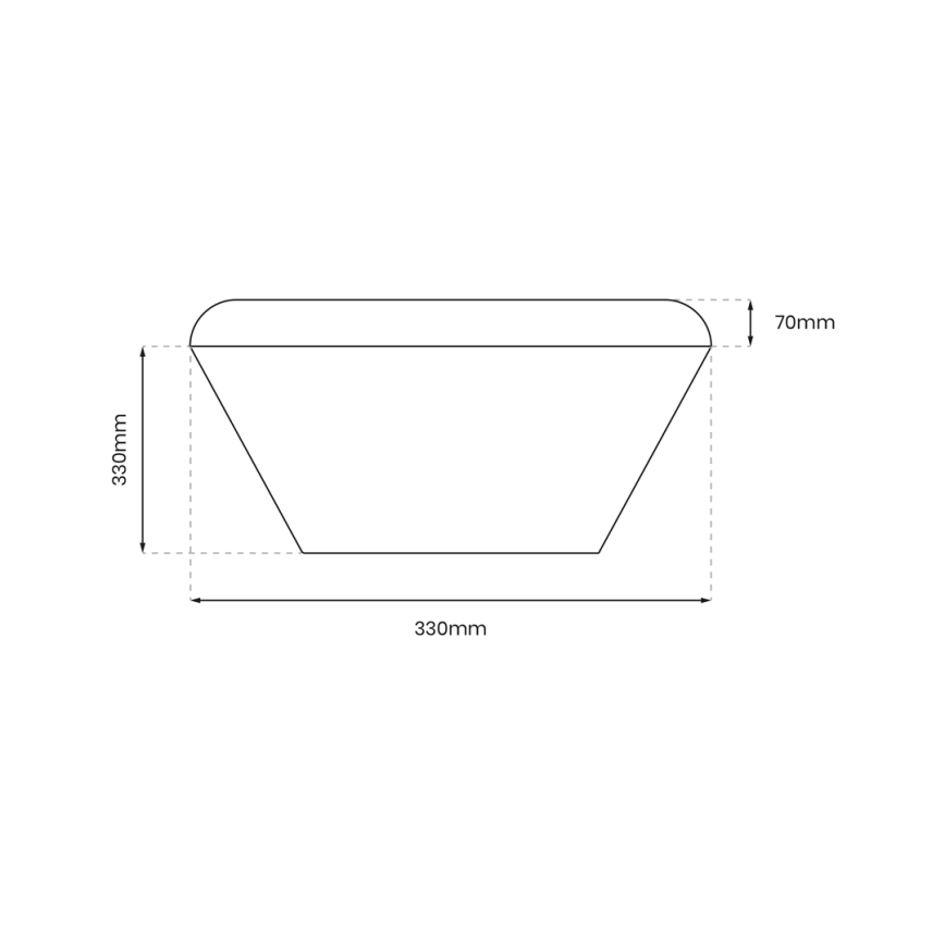 LED Łazienkowy plafon z czujnikiem NEMO LED/16W/230V IP44 czarny