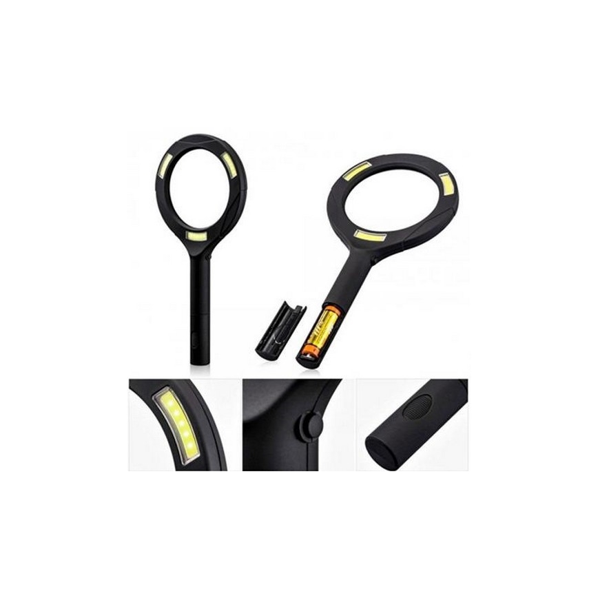 LED Lupa 10×ZOOM z podświetleniem LED/3W IP44