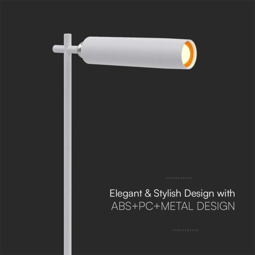 LED Regulowana magnetyczna ładowalna lampa biurkowa 3w1 LED/3W/5V 4000K 1500 mAh biała