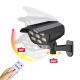 LED Makieta kamery bezpieczeństwa z czujnikiem i z panelem solarnym LED/5W/5,5V IP65 + pilot zdalnego sterowania