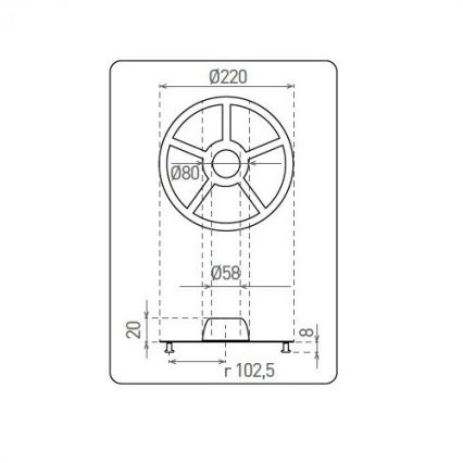 LED Moduł LED/18W/230V