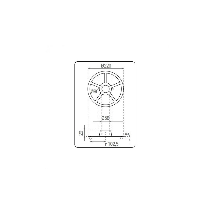 LED Moduł LED/18W/230V